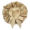Girls Four Seasons Polyester Satin Sleeping Cap for Women,Silky Bonnet Sleep Hat for Head Wrap Night Elastic Band Headsc
