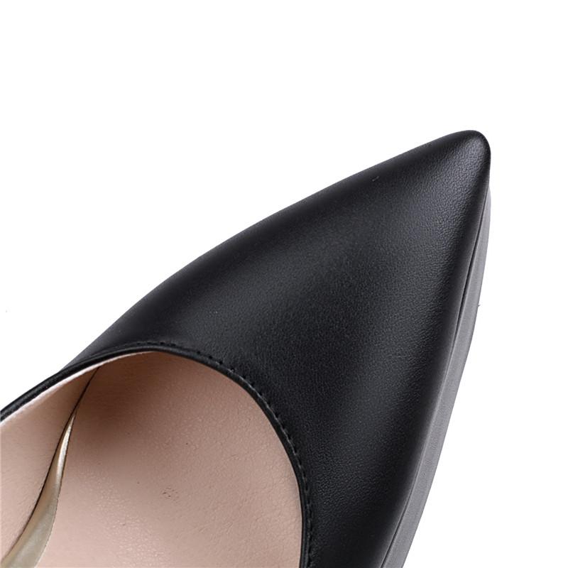 Women's high-heeled single shoes, sexy European and American style spring and summer new waterproof table thick heel large size low-top shoes