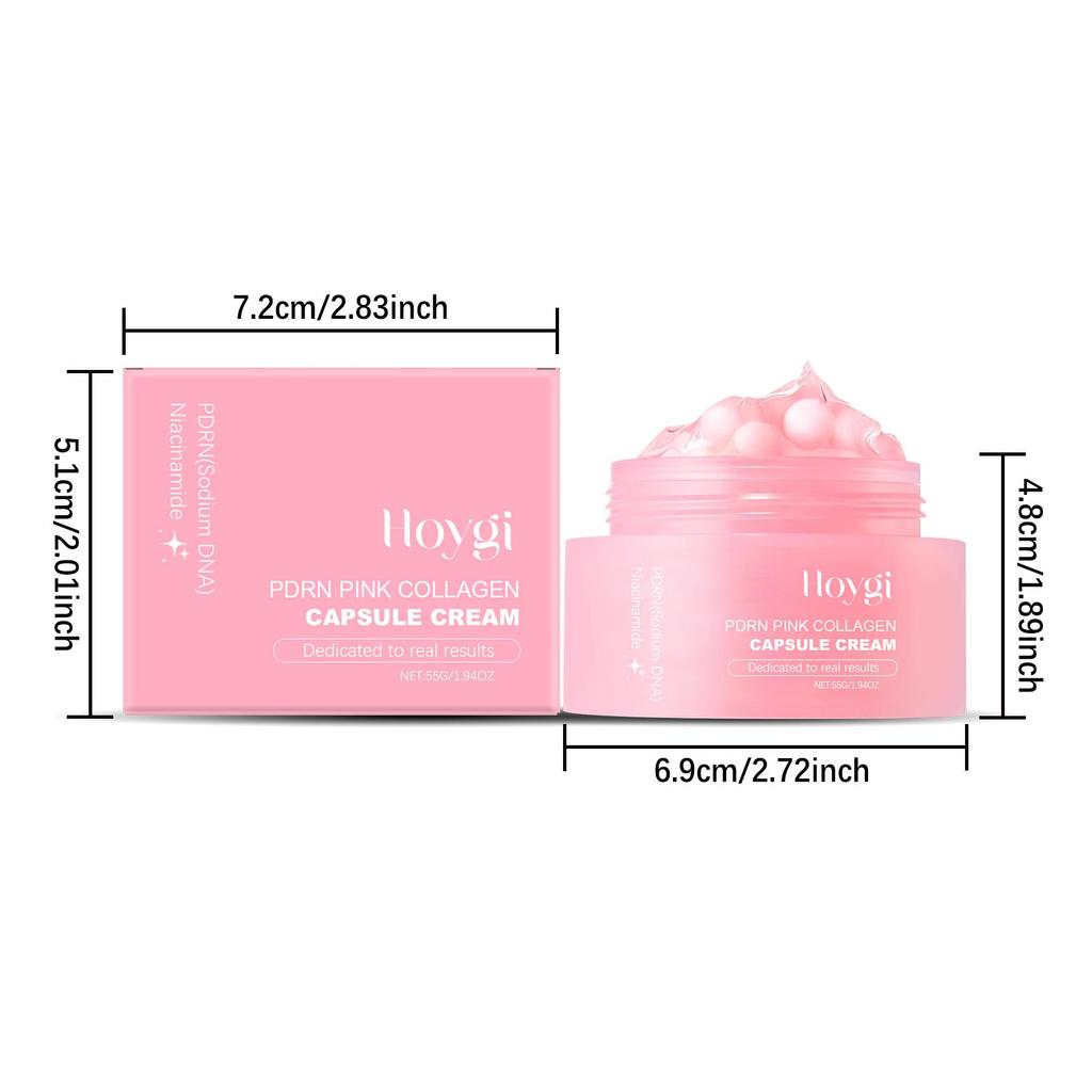 Hoygi Collagen Face Serum High Protein Skin Oil Control Lasting Moisturizing Facial Cream Firming Whitening Skin Care Face Gel