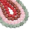 Natural Stone Beads 12mm Colorful Star Loose Spacer Beads for Jewelry Making DIY Handmade Bracelet Necklace Keychain Accessories