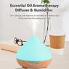 500ml Large Capacity Essential Oil Aromatherapy Diffuser Fragrant Oil Air Humidifier Vaporizer with Colorful Lighting Remote Control Timer for Home