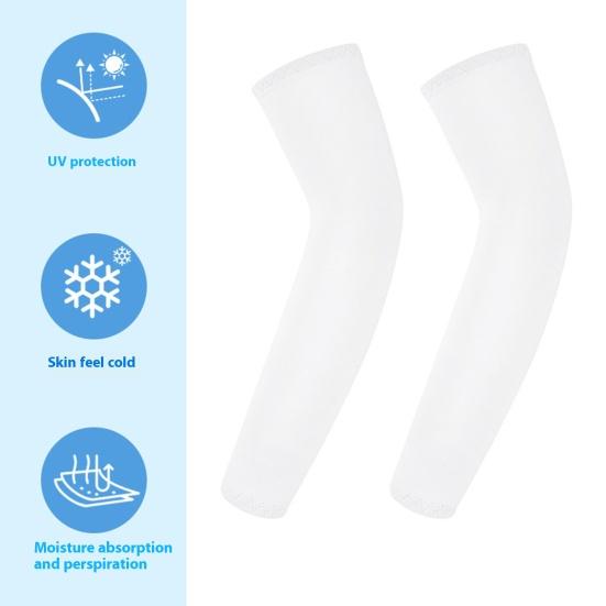 Arm Sleeves for Kids UV Sun Protection Cooling Compression Sleeves for Boys Girls Summer Thin Arm Cover for Running Cycling Outdoor Sports