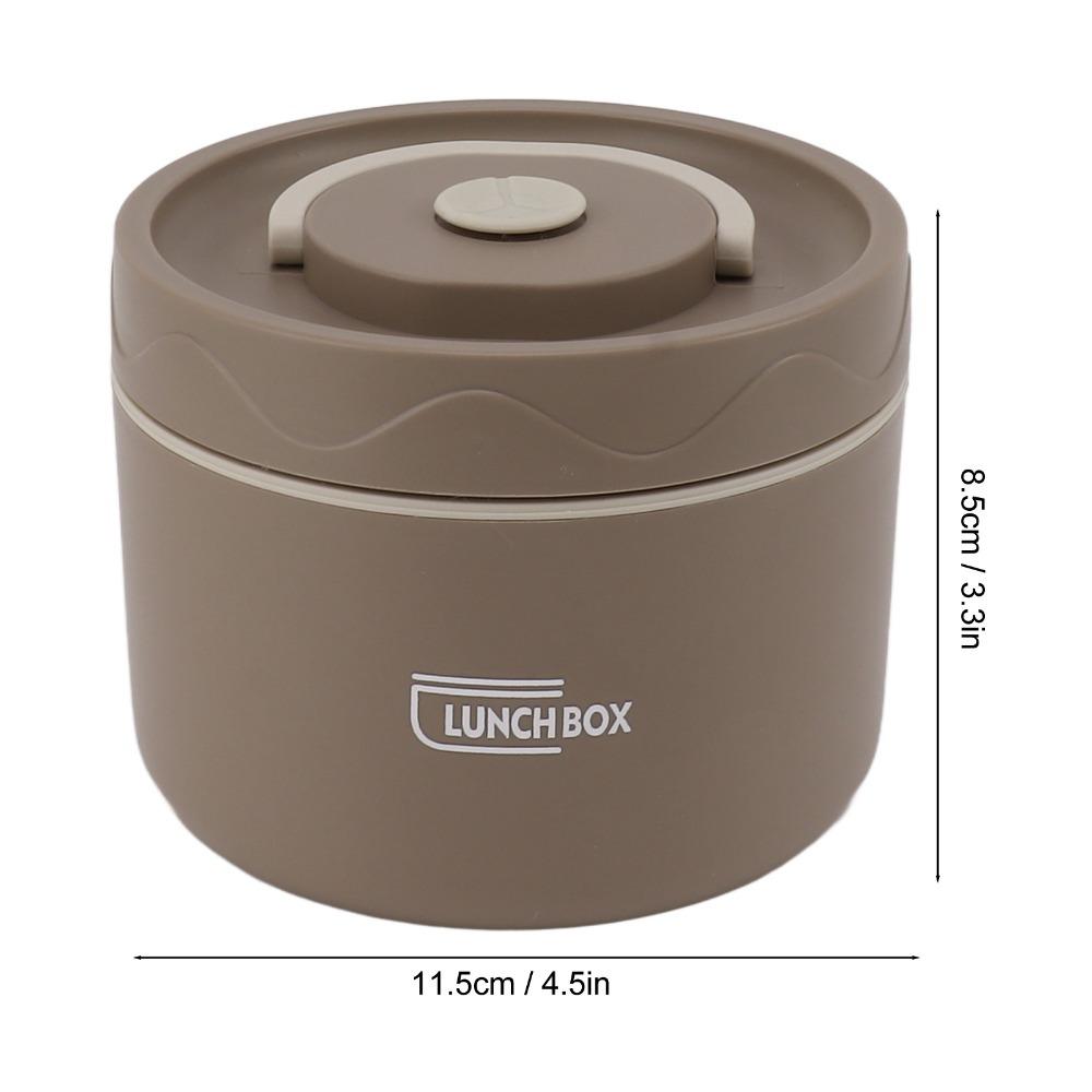 Round Shape Thermal Cooking Pot 420ml/550ml Thermal Lunch Box  Outdoor Dining