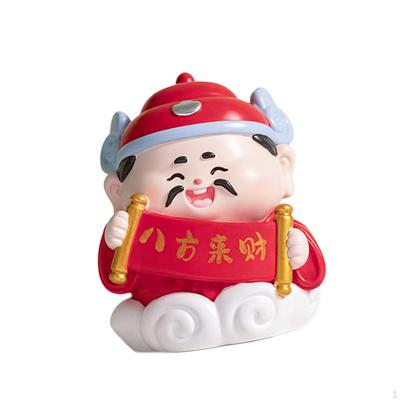 Chinese God Figurine Desktop Sculpture Ideal Gift Multipurpose Feng Shui Ornament Decorative Statue