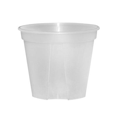 Rotkontroll Genomskinliga Blomkrukor Med Fat Plastkrukor Andningsbara För Planteringskrukor Plantskola Y8K6