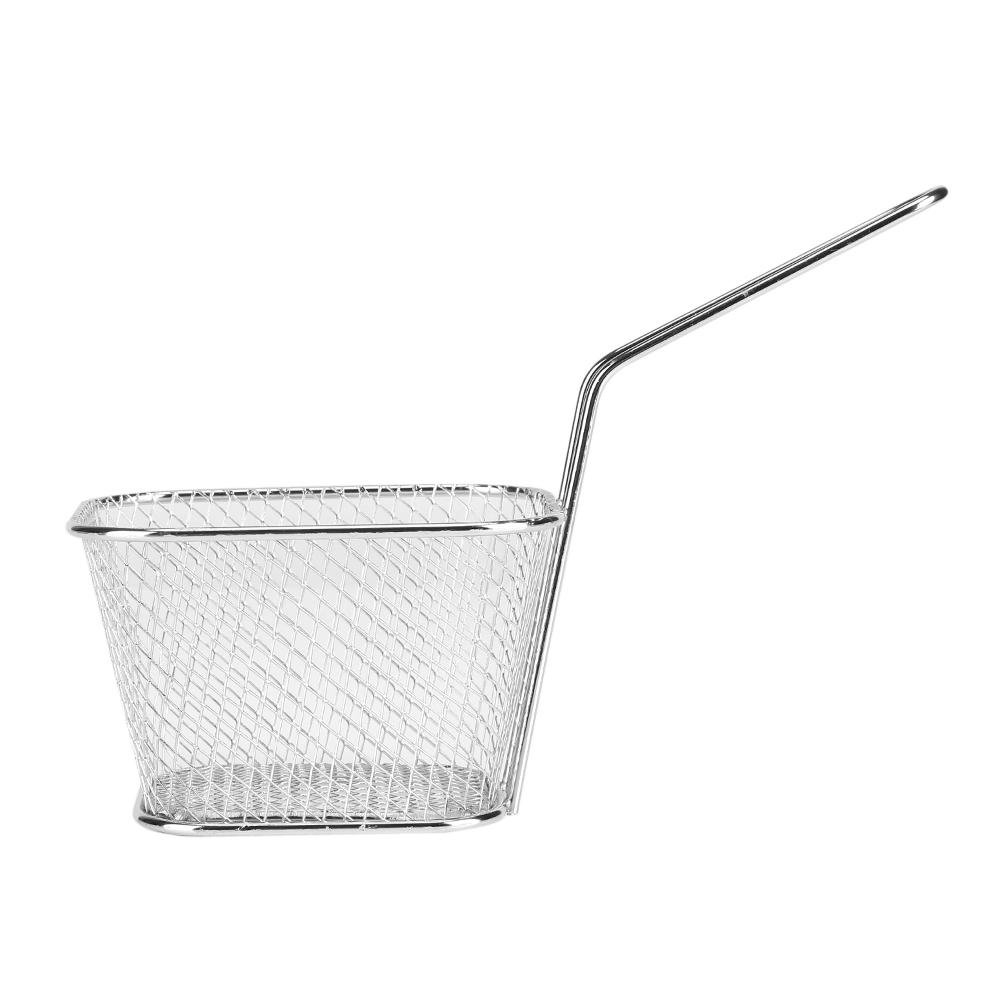 Small Gold Metal Baskets for Serving Chips Fryer Cooking Tool