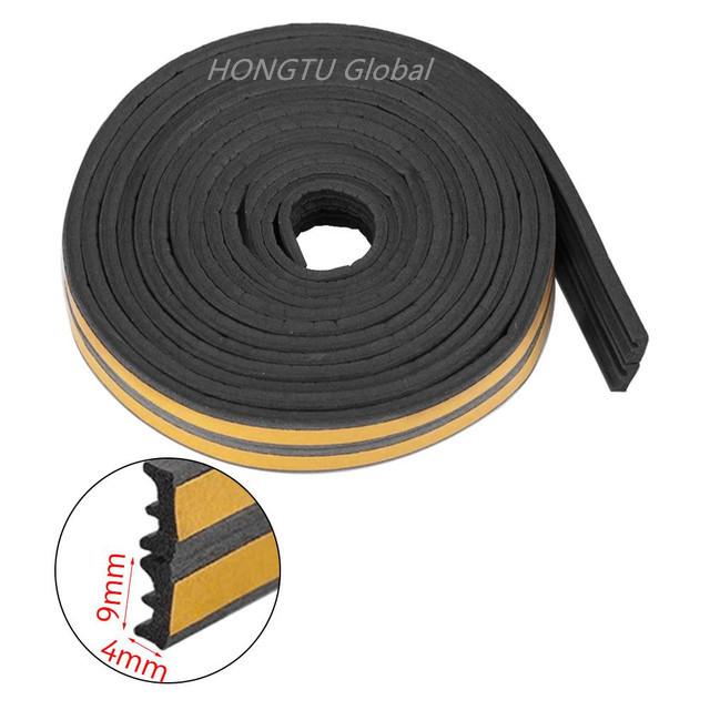 Rubber Foam Window Door Seal Self Adhesive Windproof Tape Door Joint Filler Collision Avoidance Soundproof Sealing Strip