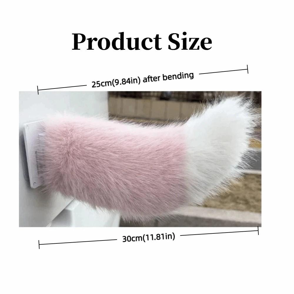 Fluffy Car Wagging Moving Tail Rechargeable Motorcycle Tail Ornament All Vehicles