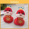 Adorable Plush Snake Year Zodiac Plush Toy Pendant 3 Inch Soft Red Gift Accessory