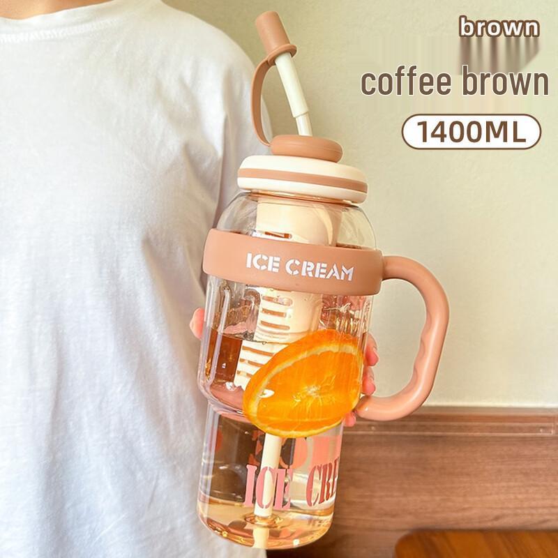 Large Capacity Summer Plastic Water Bottle