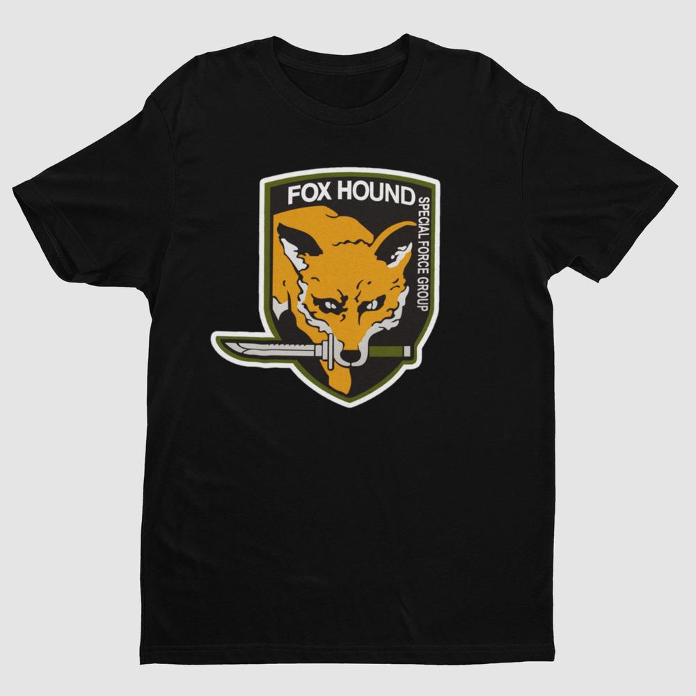 Metal Gear Solid: Foxhound High-Tech Special Forces Unit Emblem Unisex T-Shirt 3XL