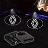 2pcs Wireless LED Car Door Welcome Logo Night Light F Courtesy Lamp For Renault Megane Kadjar QM6 Clio Koleos Espace Captur ZOE