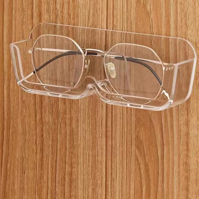 6PCS Window Glasses Storage Case Wall Mounted Glasses Organizer Box for Eyewear and Sunglasses Displaying Tool
