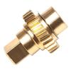 2pcs Twin Top Roof Motor Winglet Cog/Gears Brass For Vauxhall Opel Astra 93188313 13297951 13297952 93188314 Car Accessories