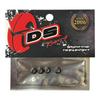 DS Racing M4 Nut Black Nut Black 4 Pack 1/10 Scale Drift RC Parts Raj Drillage