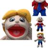 Marionnette à main en peluche pour enfant cartoon bouche ouverte pour l'interaction parent-enfant et cadeau d'éducation précoce Personnages)