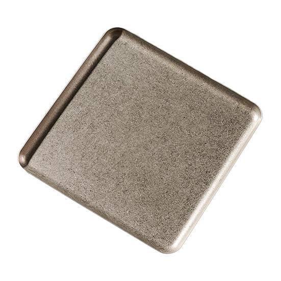 Vintage čtvercový talíř na jídlo Nerezová servírovací mísa na steaky, dezerty, dorty Podnos do myčky nádobí Stolní nádobí pro domácí použití a restaurace