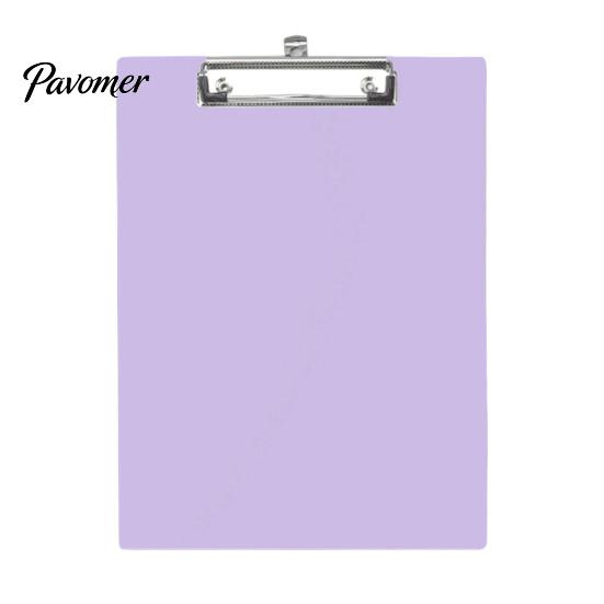 Strong Clamping Clipboard A4 Letter Size Plastic Clipboard, Hard Board with Low Profile School Clip, Lightweight Solid Color for Office Classroom