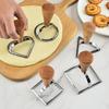 3pcs Heart Cake Cutters For Baking Desserts And Pastry Making
