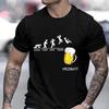 Funny Tshirts For Unisex Drinking Lover Y2k Tops Oversized Clothing Short Sleeve Friends Friday Beer Day Weekend Party Streetwear
