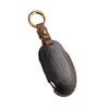 The New Retro Key Bag Is Suitable for Korean Hyundai Car Key Cover, Purely Handmade High-end Protective Shell Buckle, Cowhide.