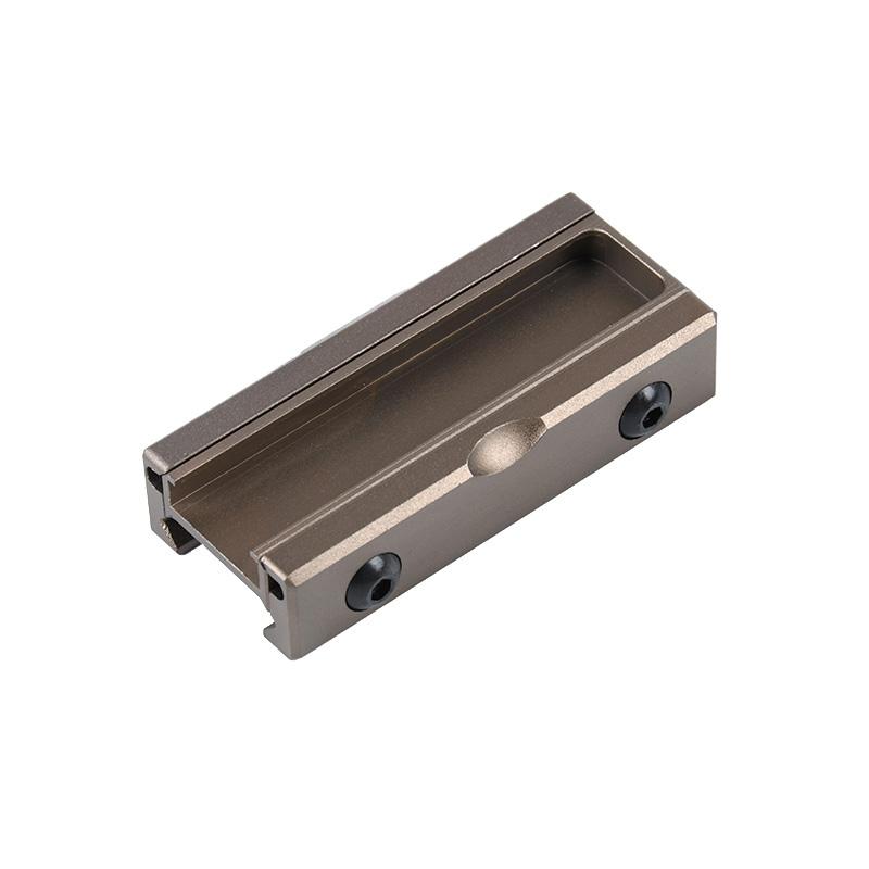 Metal LCS 20mm Rail Mount Plates for Surefire M600 M300 Scout Light Flashlight with Remote Tape Pressure Pad Switch Accessories