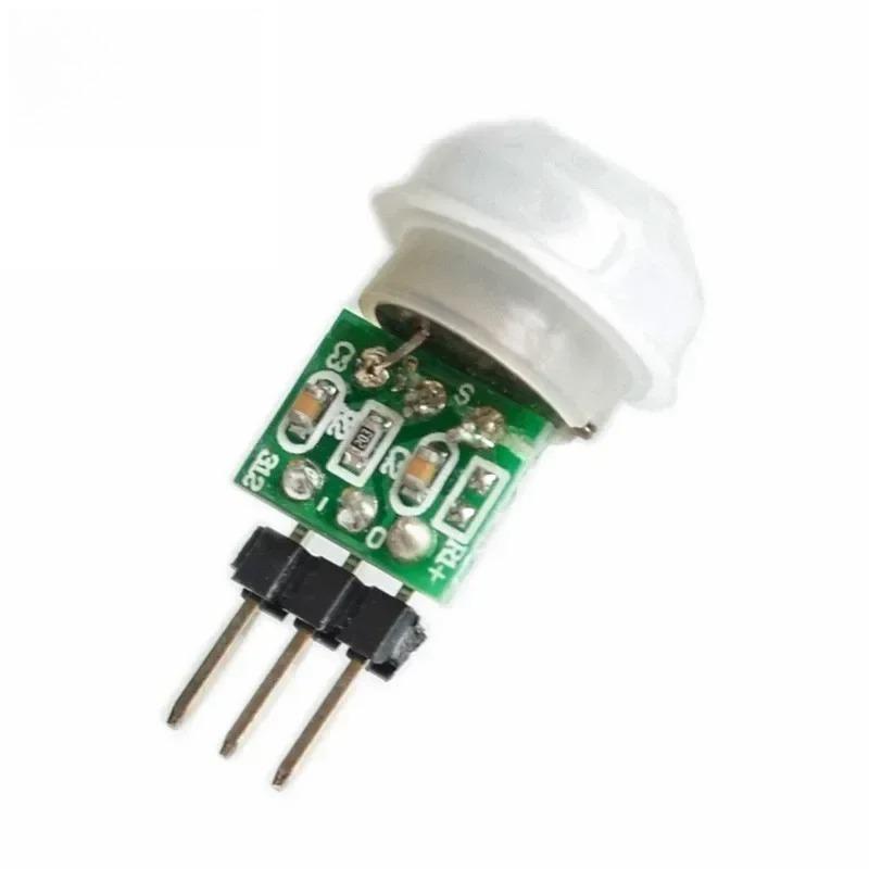 HC-SR501/SR505/AM312 PIR Motion Sensor Kit Adjustable Infrared Pyroelectric Detector Sensor Module with Bracket DC 2.7-12V