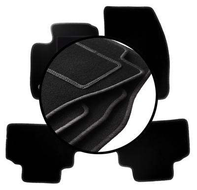 Set of Velour Floor Mats For: Ford Tourneo Courier Kombivan (2014-)