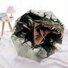1pc Dinosaur Wall Umbrella with 8 Iron Ribs and a Plastic Handle, Automatic Opening and Closing, and Daily Use.1083