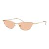 Slim Design Metal Cat Eye Sunglasses Women Sunglasses Gold EA2174B301393