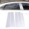 6Pcs Pillar Post Cover Trim Mirrored Finish Weather Resistant Easy Installation Pillar Post Trim for   2004 to 2015