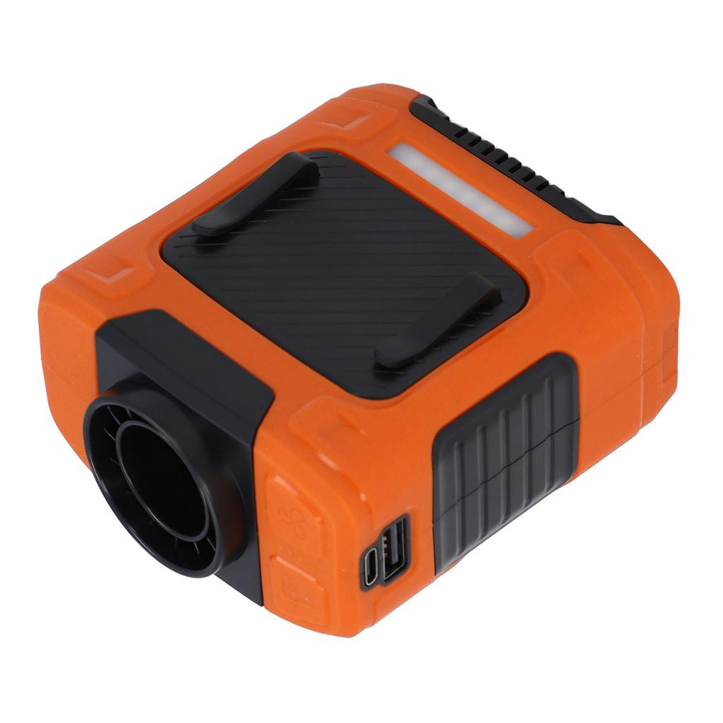 Waist Fan 3 Speeds 15500RPM Strong Airflow 26H Working Time 10000mAh Battery Clip Belt Fan with LED