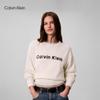 Calvin Klein Women's Cotton Logo Crewneck Knit Top