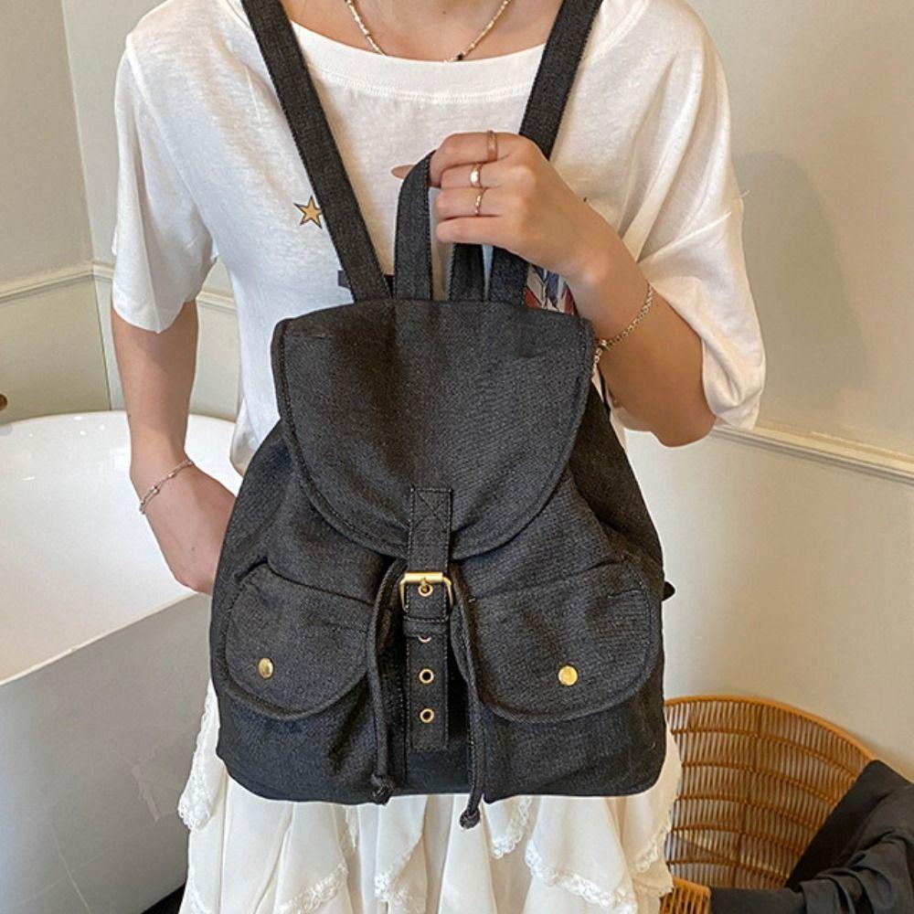 Large Capacity Oxford Cloth Shoulder Bag Korean Style Girl Travel Rucksack Daily
