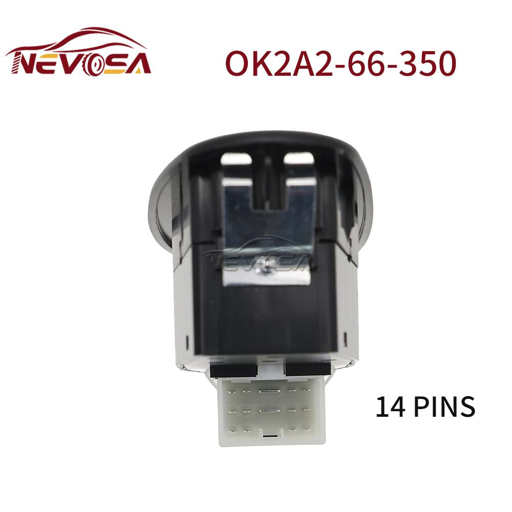 0K2N2-66-350A For Kia Sephia Sedan Front Left Driver Master Power Window Switch Button 0K2N266350A 0K2A2-66-350 ok2a266350 model 1 Sephia