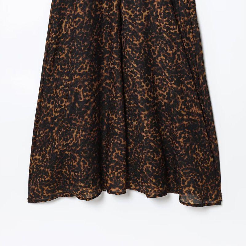 Araltay New Arrival Fashion Style Women's Clothing Fashion All-Match Animal Pattern Print Midi Skirt Dress 8790139