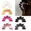 Sweet Acrylic Hair Claw for Long Hair Barrette Crab Flower Hair Clips Headwear