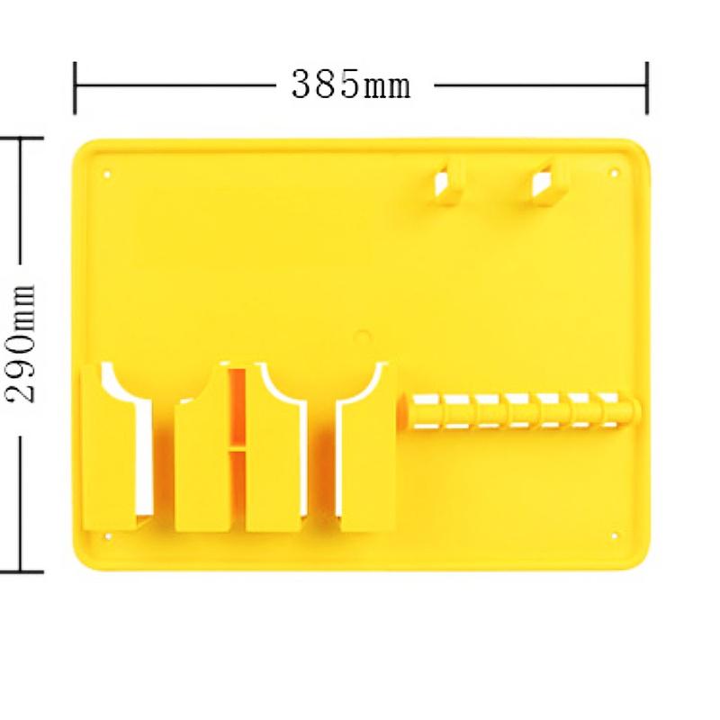 Wall Mounted Plastic Safety Lockout Station Open Style Padlock Board Workstation Shutdown Management Center for Industrial Use