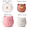 Plastic Bear Head Napkin Holder Waterproof Lovely Toilet Paper Box  Living Room