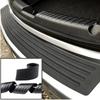 Rear Bumper Guard Protector for Car Universal Black Rubber Scratch-Resistant Non-Slip Trunk Door Protector for Most Cars
