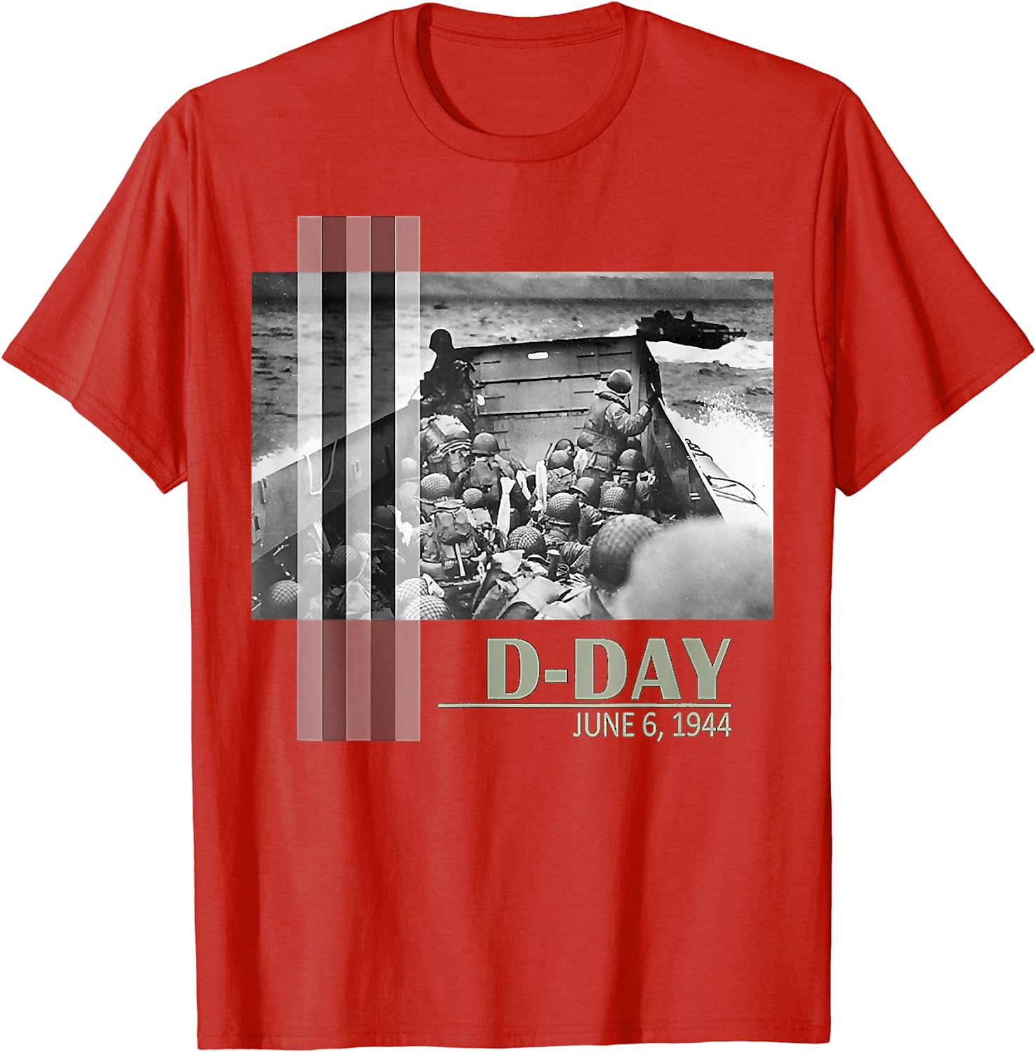 DDay 06 Juin 1944 Normandie Landings Operation Overlord TShirt Short Sleeve Casual Cotton ONeck Men T Shirt S