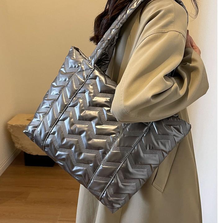 Borsa Tote in Cotone Versatile e Leggera 2025 - Borsa a Spalla Casual da Donna ad Alta Capacità