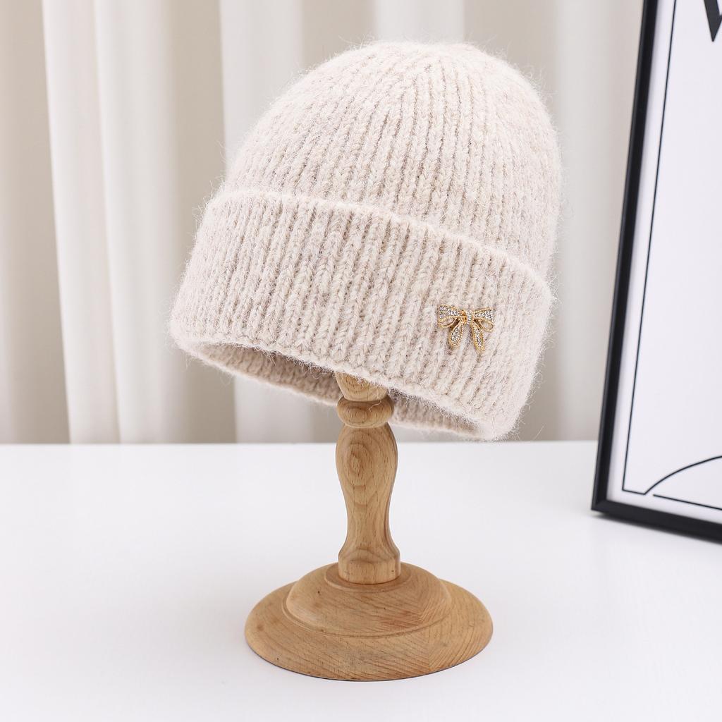 Foreign Trade Big Head Circumference Wool Hat Women'S Autumn And Winter Fashion Show Face Small Versatile Ear Protection Warm Men'S Knitted Hat