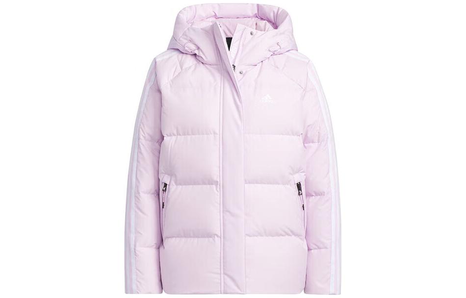 Adidas 3 Stripes Down Jacket Women s Light Purple IT8719 XL