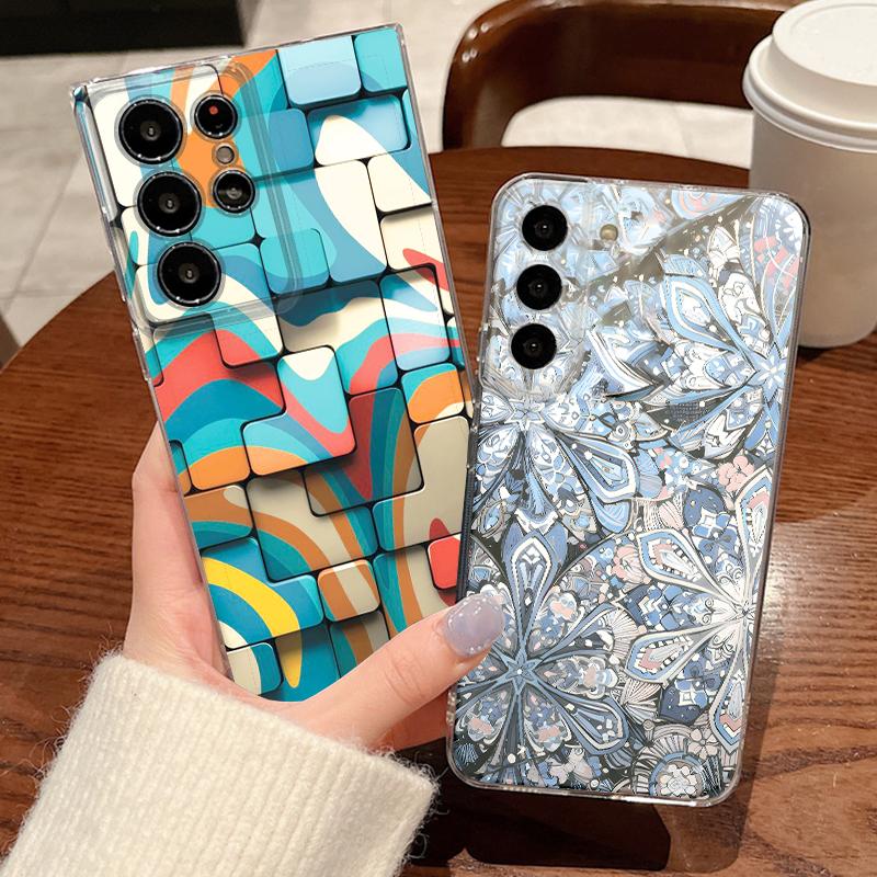 Funda Estilo Europeo Vintage Para Samsung Galaxy S26 Ultra S25 FE S24 S23 S22 A54 A15 A35 A55 A16 A36 A56 A17 A37 A57 5G