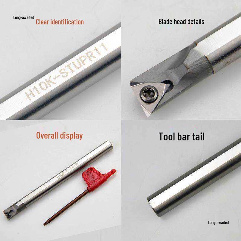 CNC High-Speed Steel 60° Lathe Boring Bar Tool Holder for Small Inner Holes