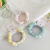 2 Stück Elastische Haarbänder für Damen Gummiband Haargummis für Mädchen Kinder Bunte Nylon Scrunchies Stirnband Kinder Haarschmuck