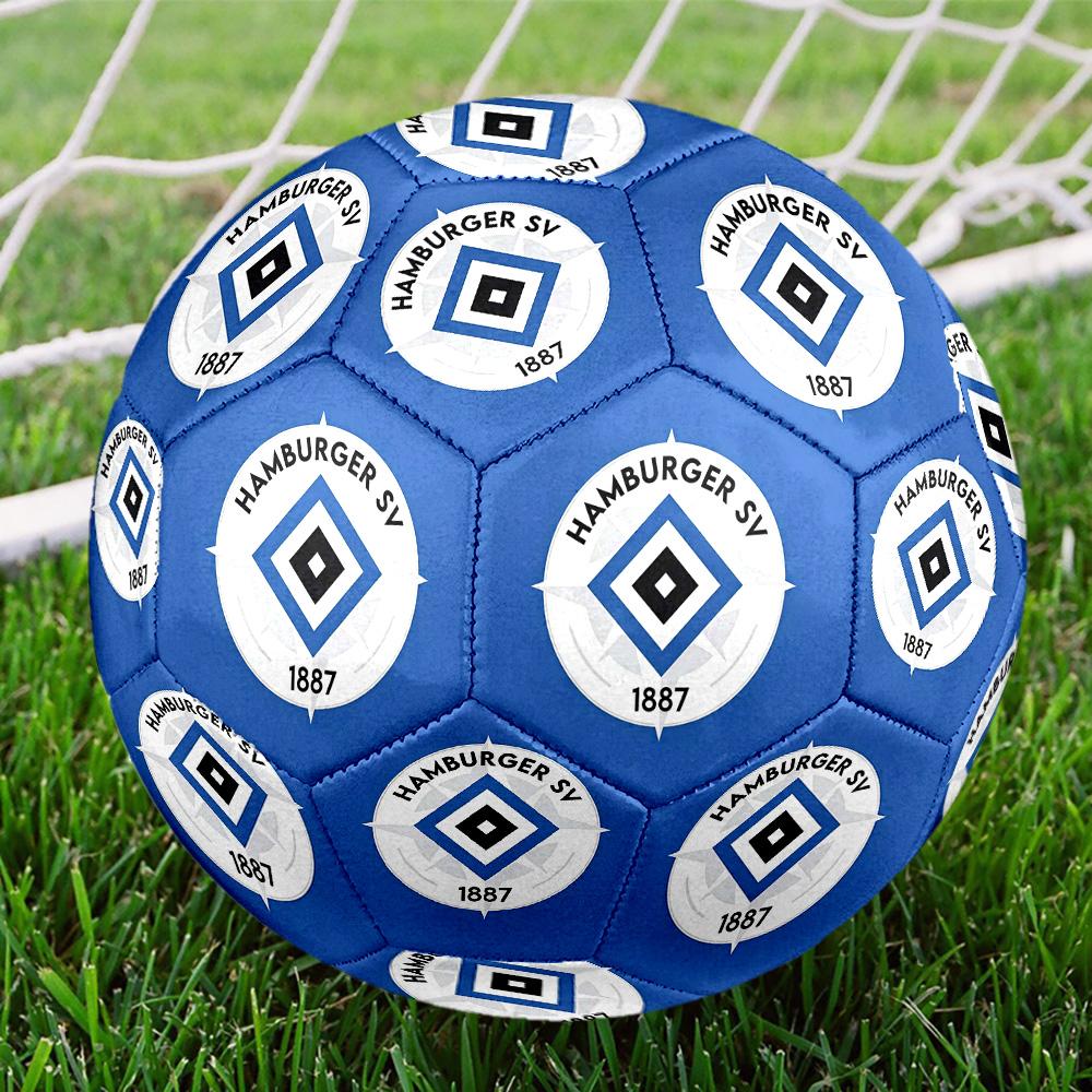 Hamburger SVIndoor Soccer Ball Colorful All Ages Machine Stitched PVC Competition Ready Durable High-Bounce