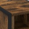 Nightstand Smoked Oak 39.5 x 30 x 50 cm Particleboard