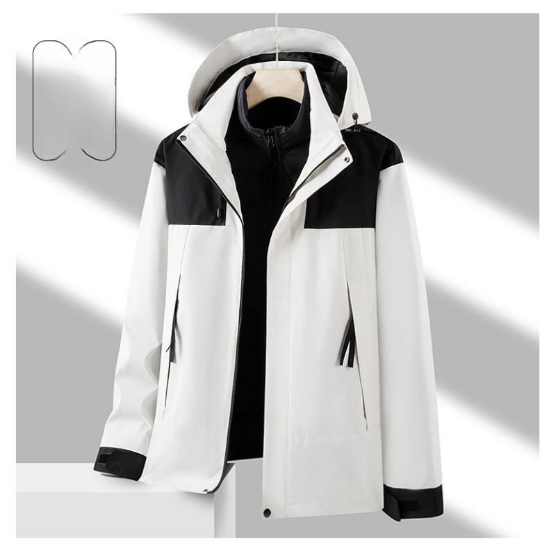 

Двухкомпонентная куртка для альпинизма «три в одном» с подкладкой из ветро- и водонепроницаемого материала 5XL